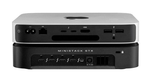 OWC miniStack STX – Thunderbolt 4 Storage Hub with HDD, SSD or Combo Options (Black or Silver) OWC miniStack STX – Thunderbolt 4 Storage Hub with HDD, SSD or Combo Options (Black or Silver)